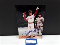 Pete Rose Signed 7X5 Photo