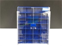 Blue Plastic Display Case