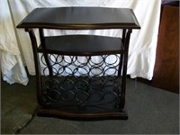 Wine rack table