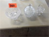 Pitcher, dish, small bowl - glassware