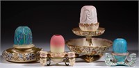 English ceramic fairy lamps