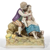 Selection of Continental porcelain figures
