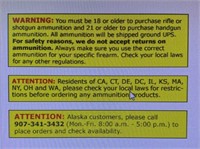 Rules for shipping ammo