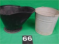 Metal Galvanized Bucket and Coal Bucket