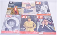 1950's Life & Look Magazines: Audrey Hepburn