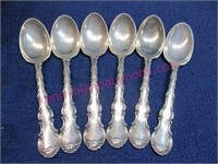 6 gorham sterling 6" spoons (6.52 tr.oz) #5