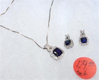 GORGEOUS NECKLACE & EARRINGS !! -OAK-1 $$$