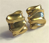 Pair Of 14k Gold Earrings