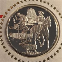 First Day Issue Sterling Proof, Wyoming