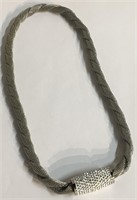 Costume Necklace With Rhinestone Pendant