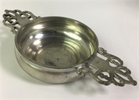 Pewter By Poole Double Handled Bowl