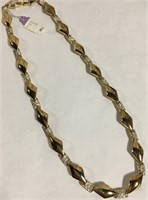 Rhinestone Goldtone Necklace
