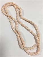 Angel Skin Coral Chip Necklace