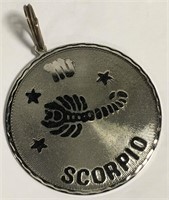 Sterling Silver Scorpio Pin