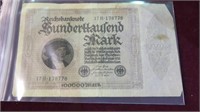 1923 100,00 MARK BILL