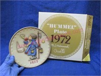 1972 w germany goebel hummel plate w/ box