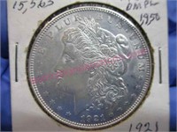 1921 morgan silver dollar (90% silver) #1