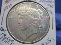 1923-S peace silver dollar (90% silver) #2