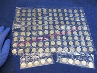 lot of 123 silver roosevelt dimes (90% silver) #6