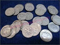 lot of 30 silver roosevelt dimes (90% silver) #10