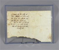 EPHEMERA - DUKE OF WELLINGTON LETTER, DATED 1815