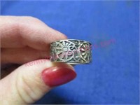 sterling silver band ring - size 7