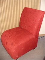 Red Modern Stuffed Chair