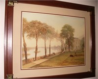 1961 Framed & Matted Print Pallas Gallery, London