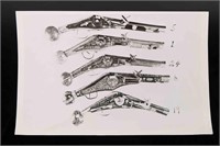 Andy Warhol Photograph (Guns) w/ Estate Stamp