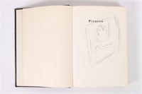 Picasso, A Study of His Work Book Signed w/Drawing