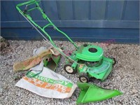 lawn boy push mower with bagger (self propelled)