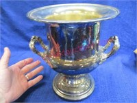 older silver plated champagne bucket (10in tall)