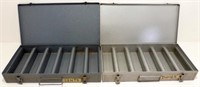 * 2 Metal Cases Used for Storage of 2x2 Coin