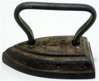 Very Old Cast Iron Small Iron - Marked Chagrin