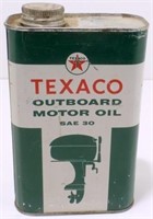 * Texaco Outboard Motor Oil Qt. Can - Still Full,