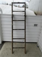 WOODEN CONTRY LADDER - DECOR - TOWEL RACK
