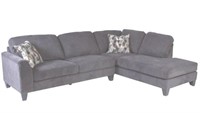Grey Williar Transitional Sectional Sofa