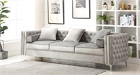 Grey Zaida 104" Sofa
