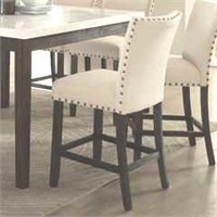 Acme Furniture Counter Height Chair 72857 Linen