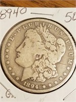 1894-O  Morgan Silver Dollar
