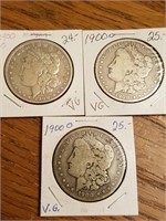1900-O  Morgan Silver Dollars