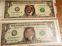 George W. Bush & John Kerry $1 Bills