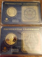Lincoln & Eisenhower Presidential Leadership Coins