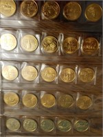 50 Gold Plated State Quarters