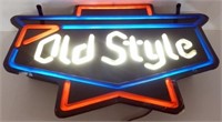 * 1978 G. Heileman Brewing Old Style Light Up Sign