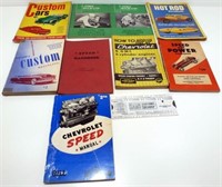 Lot of Vintage Hot Rod Books/Manuals