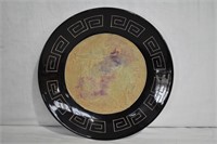 Large Porcelain Decorative Plate 12"