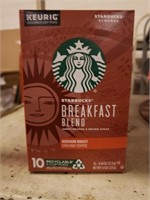 Starbucks Breakfast Blend 10pk Pods