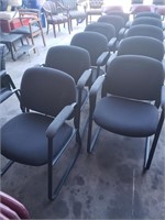 Black Cloth Guest Chair - qty 11