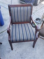 Striped Guest Chair